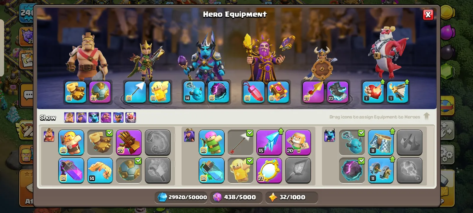 Th17 account with level 241
