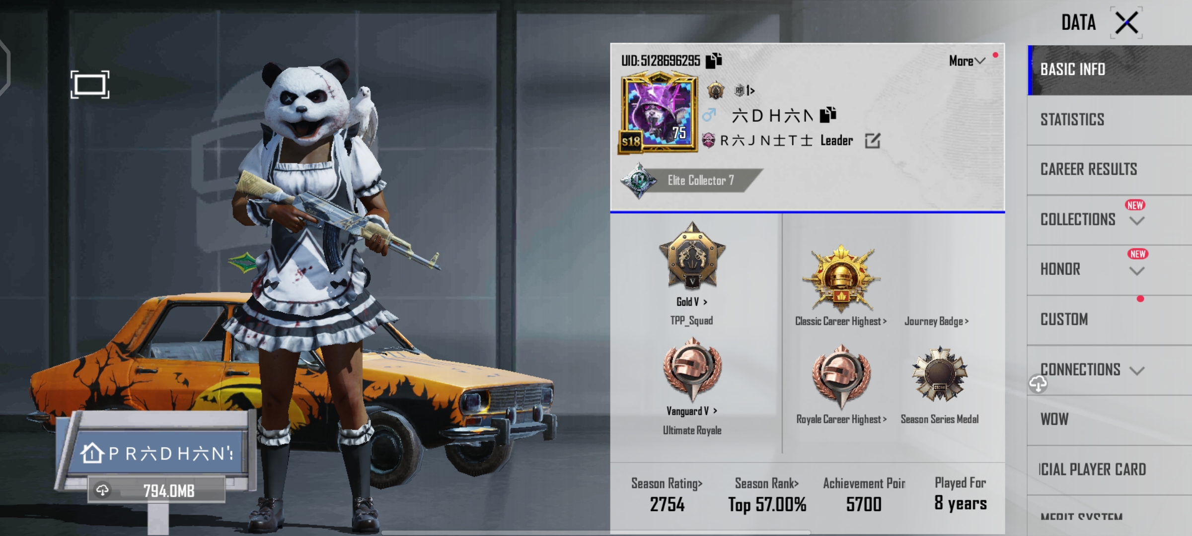 Conqueror 75 Lvl account
