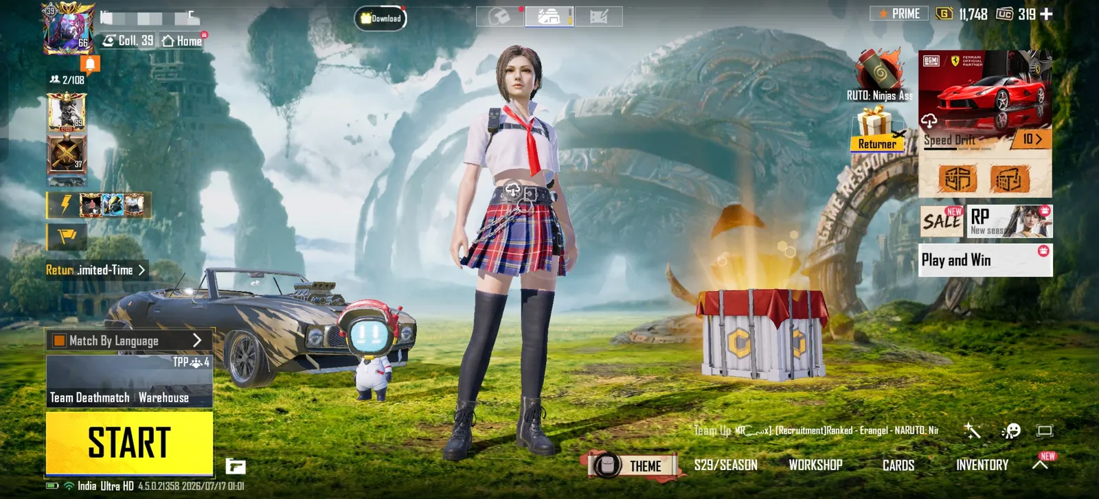 Account on sale