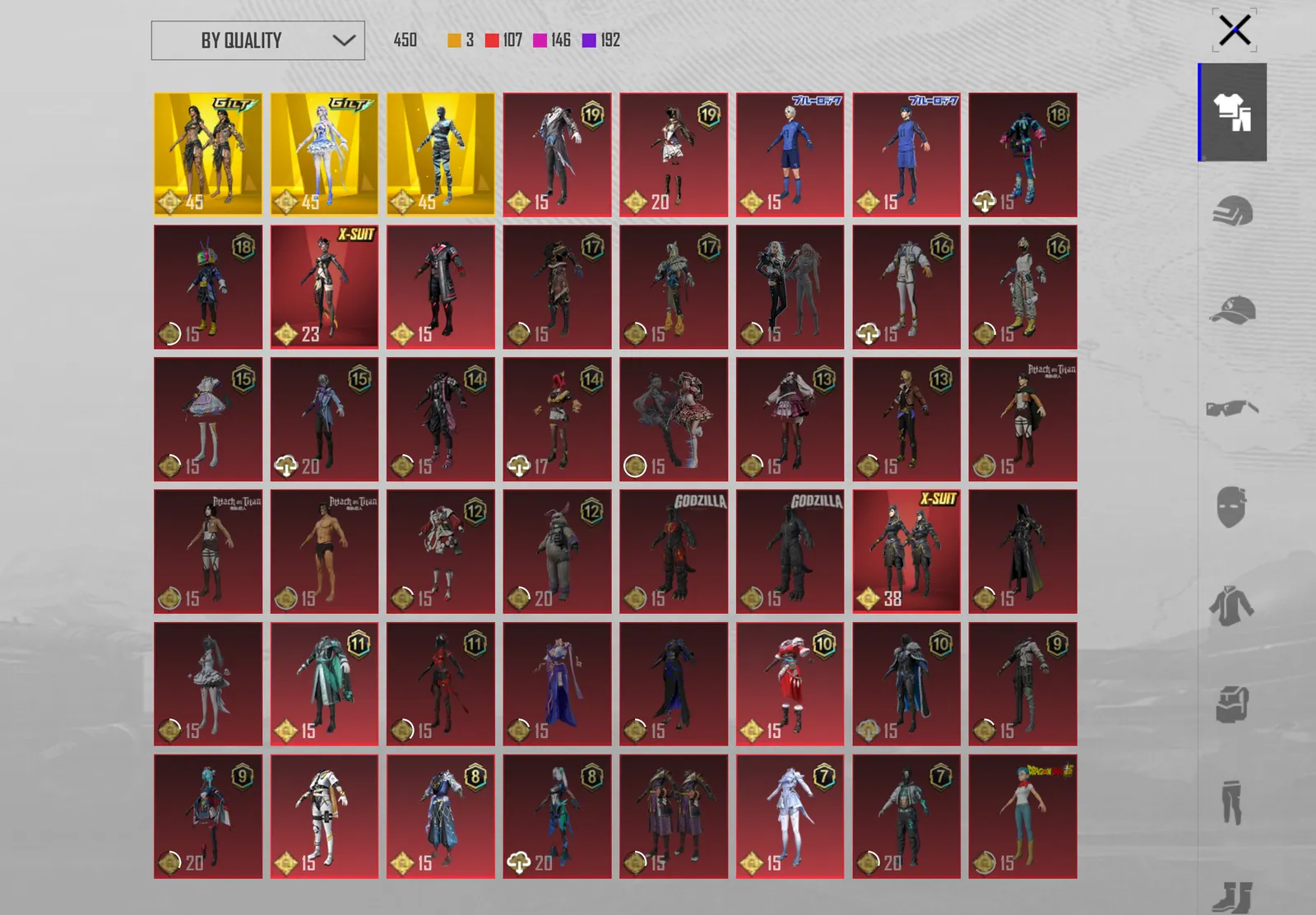 Level 87 Premium account