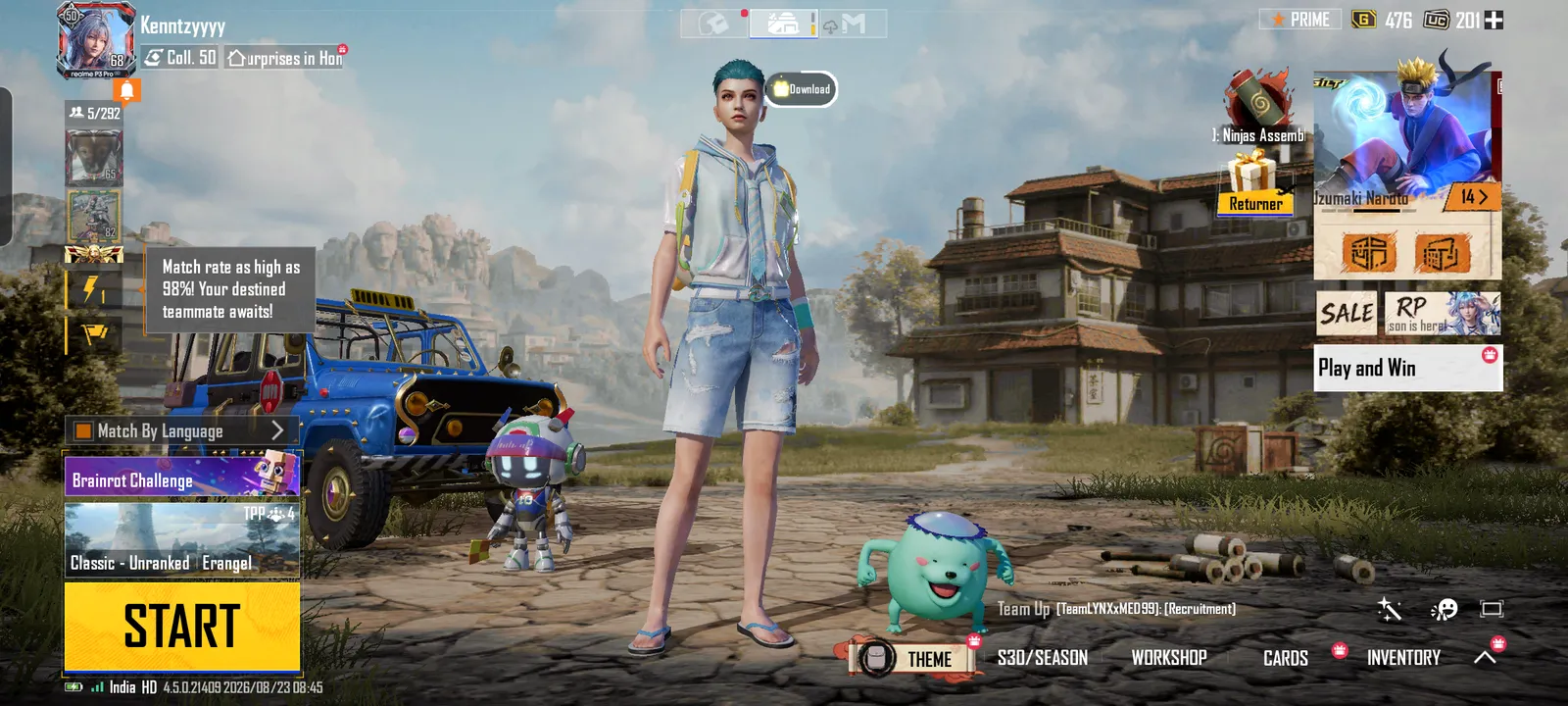 Rp purchased, Many Good Upgradable guns and mythic skins