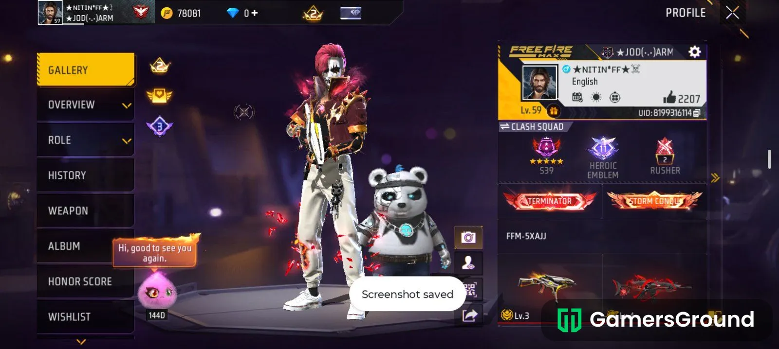 Rare Id with All of bundles,Emotes