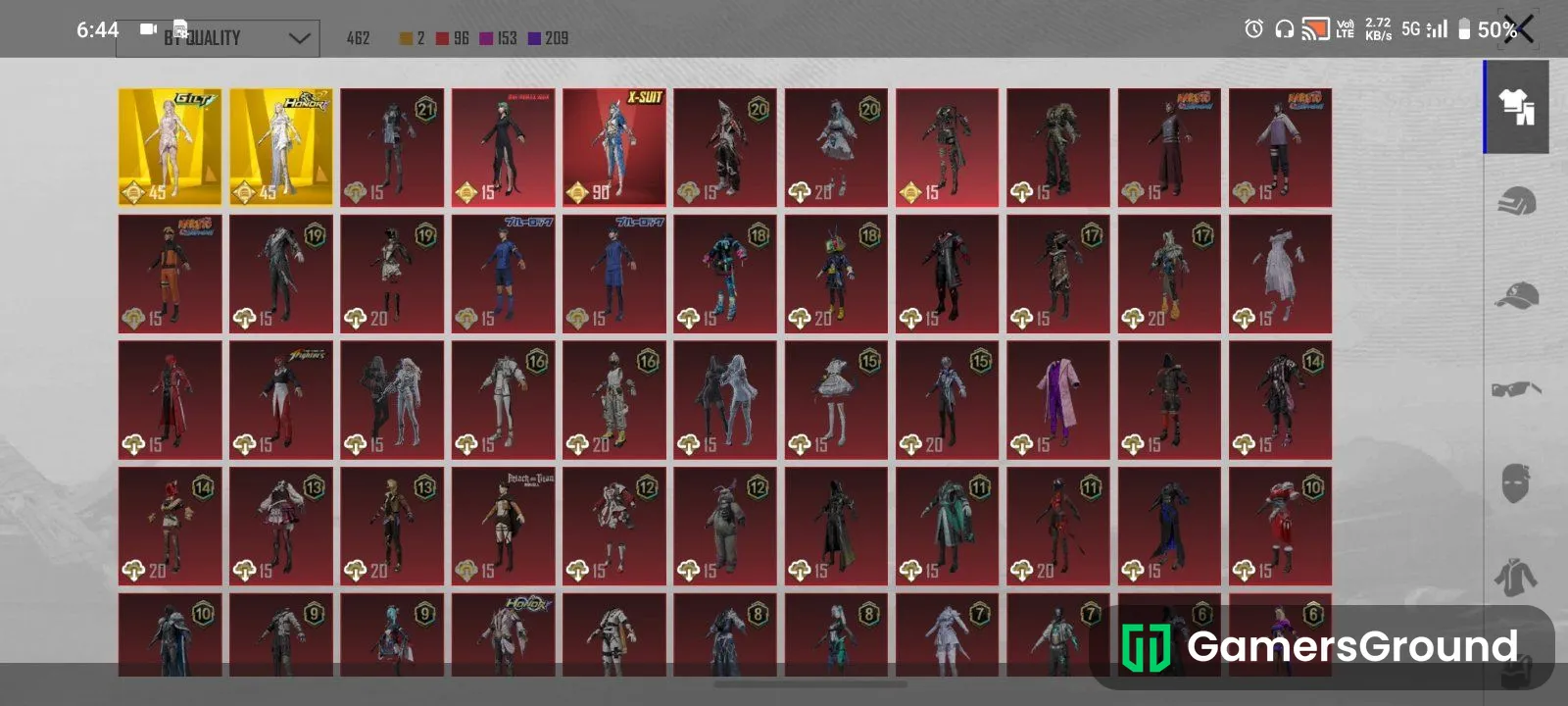 Account number 5553155329 you 35 plus upgraded weapon gult x suit Level 85 and collection level 71 Achievement point 10500 plus 8 time conqueror 10500