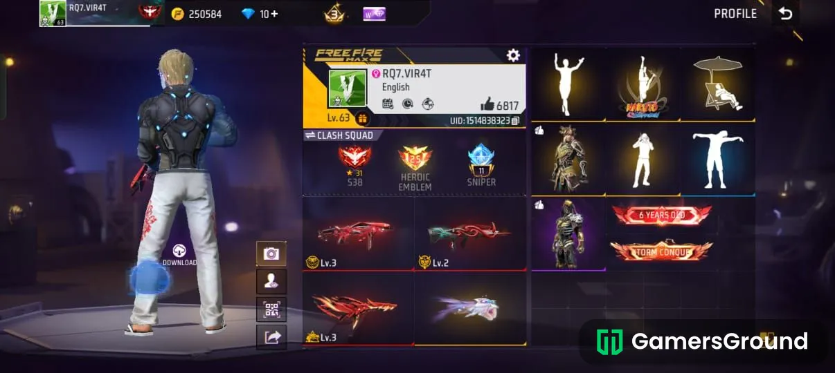 63 level, 6 years old , 200+ vault