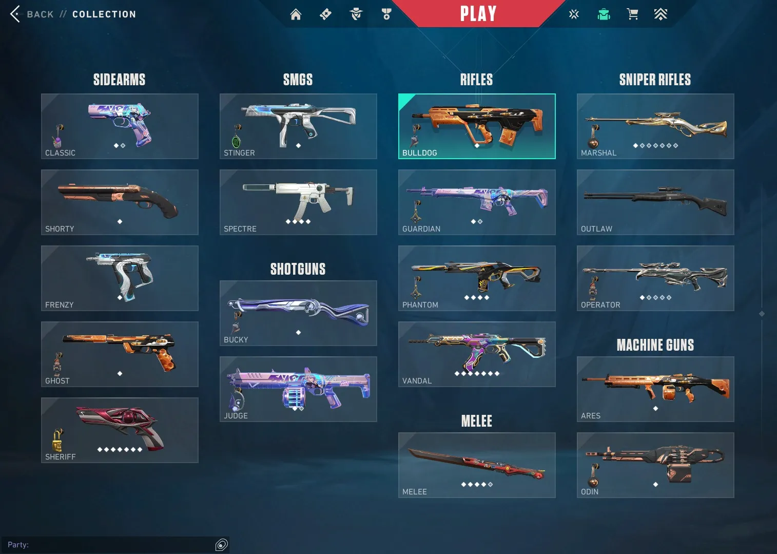🔥 VALORANT Account for Sale | 11 Premium Skins | 3 Melee | Prime + Glitchpop + Champions 2024