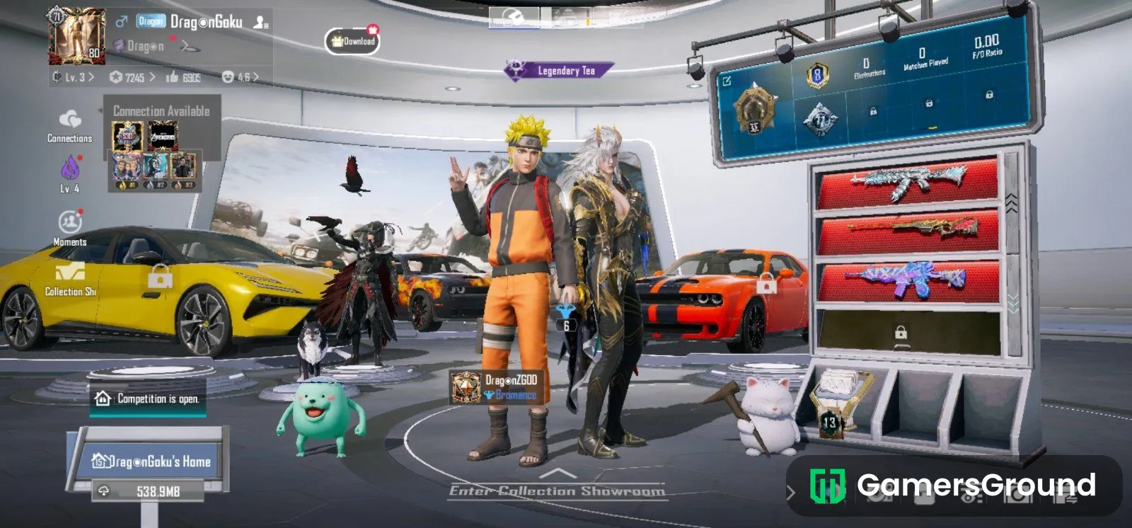Bgmi account with 7 dragon suit