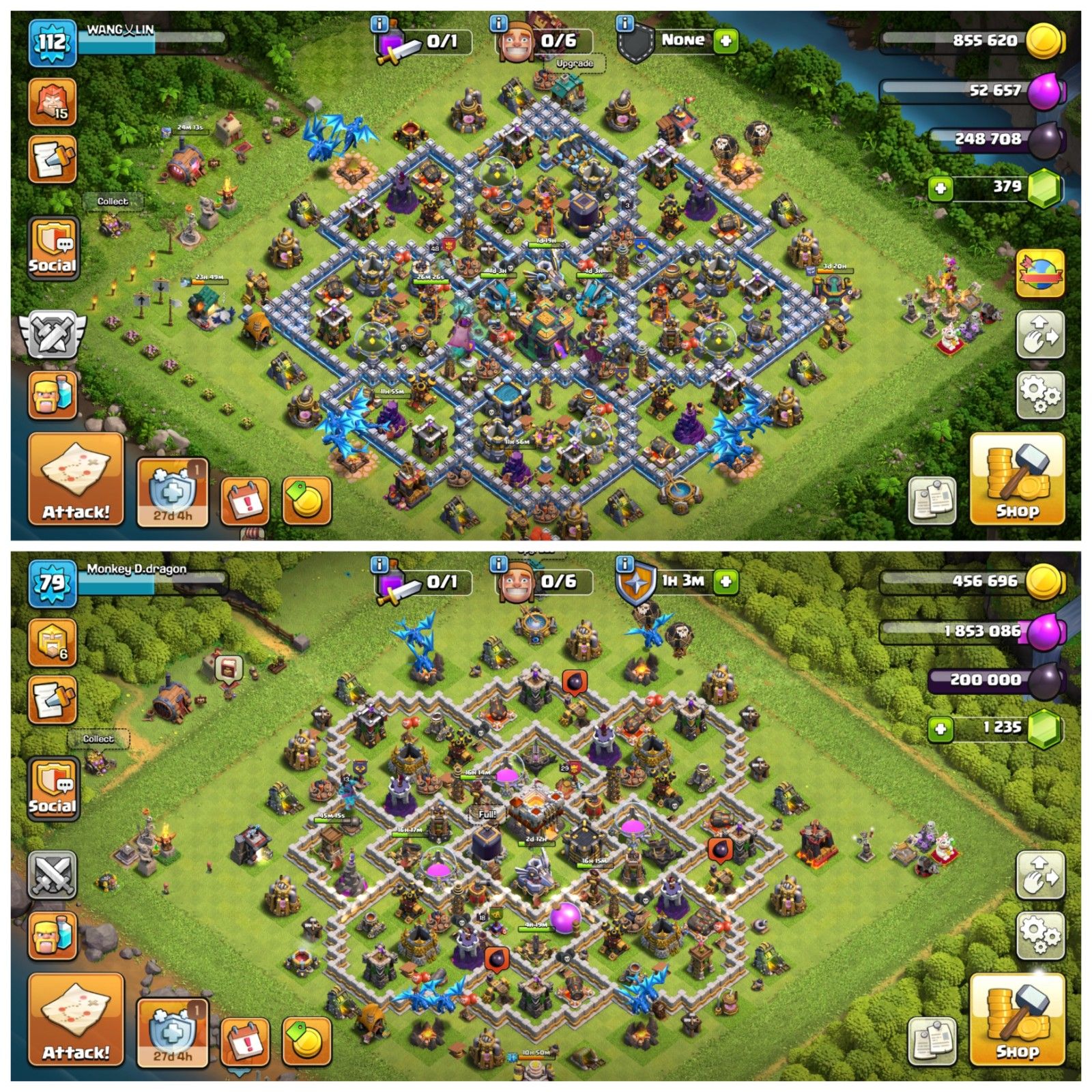 🔥 Clash of Clans TH14 + TH11 Combo | Hero Skins | Full Access | 5 Builders | Strong Progress | ₹2800 Negotiable