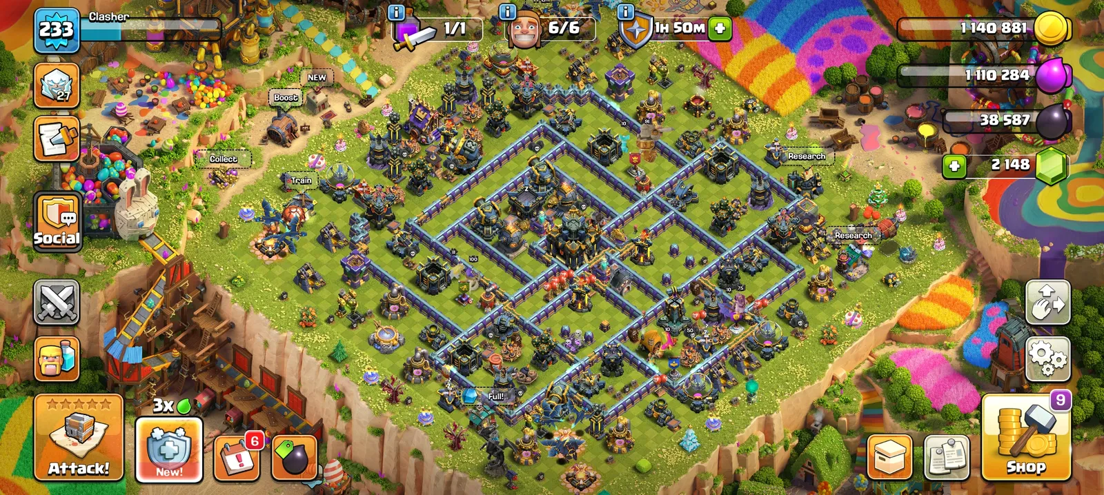 Th 17 almost max also some hero skins