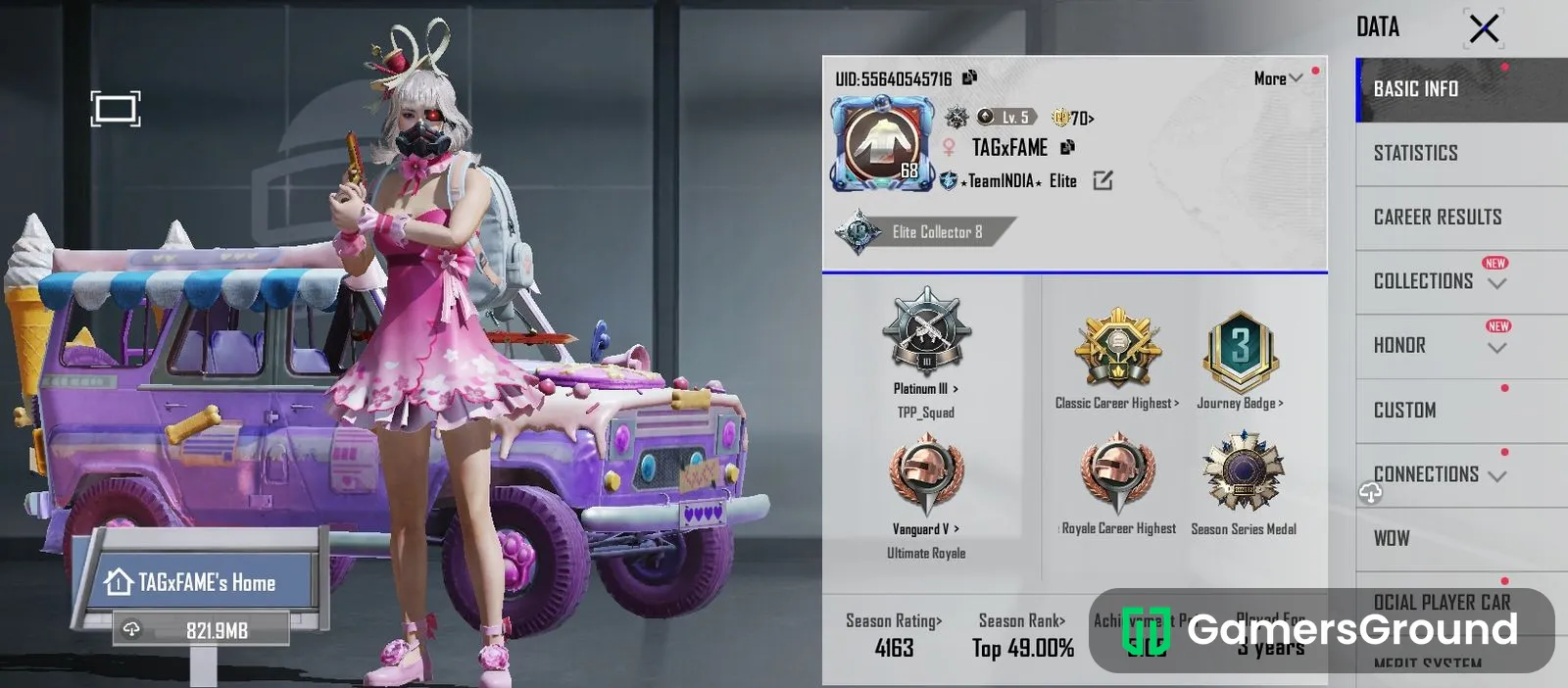 🔥 BGMI Level 68 ID | Ace Master | 44 Mythic Outfits | 14 Upgradable Guns 🔥