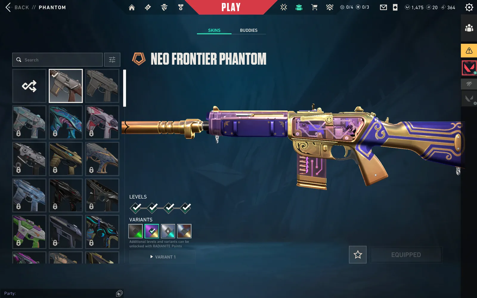 🔥 STACKED FRESH VALORANT ACCOUNT | LVL 20 | 1,400 VP + NEO FRONTIER PHANTOM 🔥