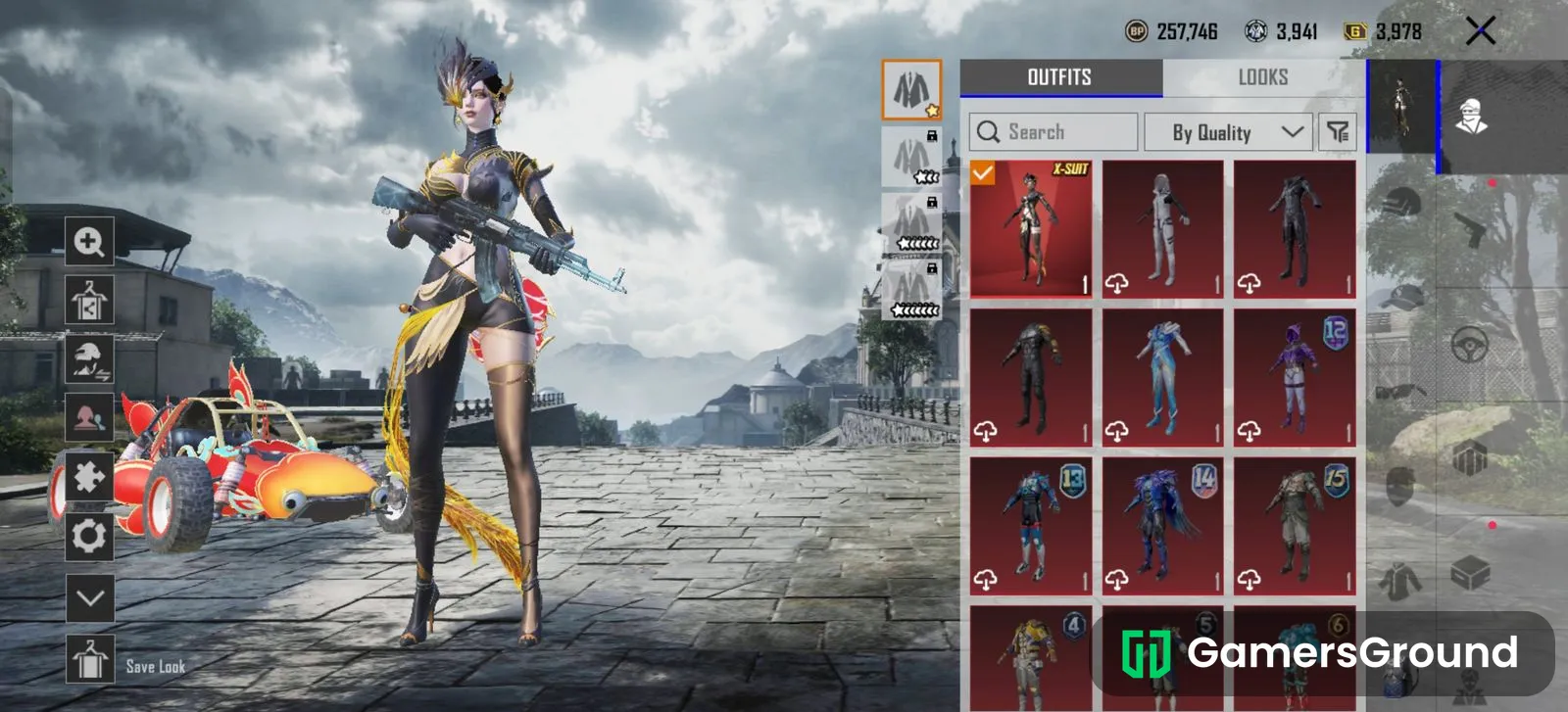 Season 29 conqueror, 1 x-suit