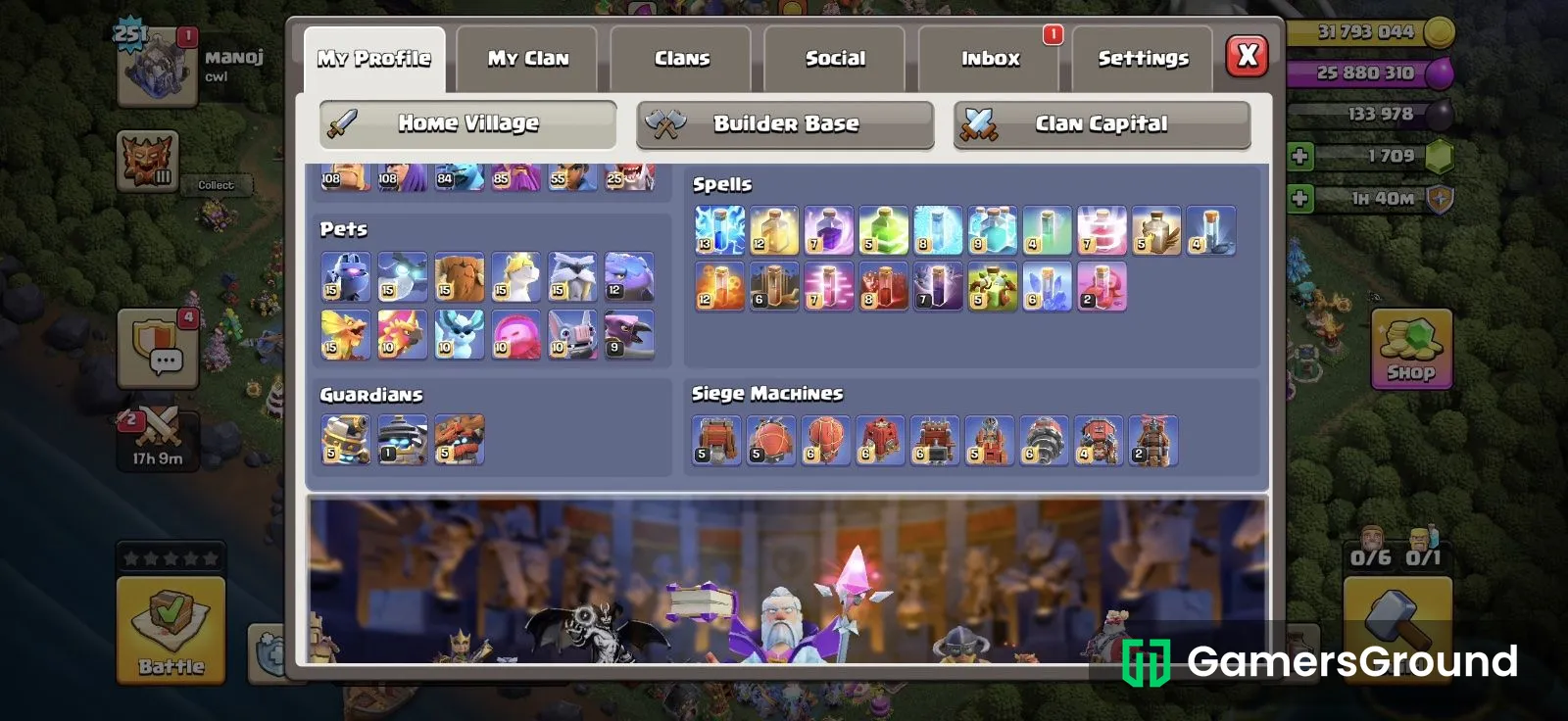 Maxed town hall 18