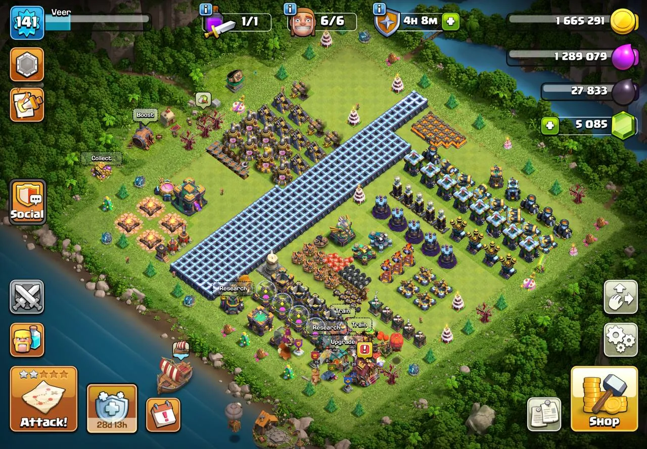 Premium TH14 Account | Strong Base + Heroes | Great Progress | Instant Play