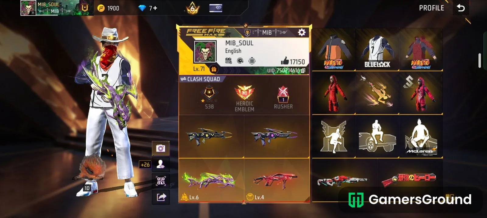 Free fire id sell (7 years old )