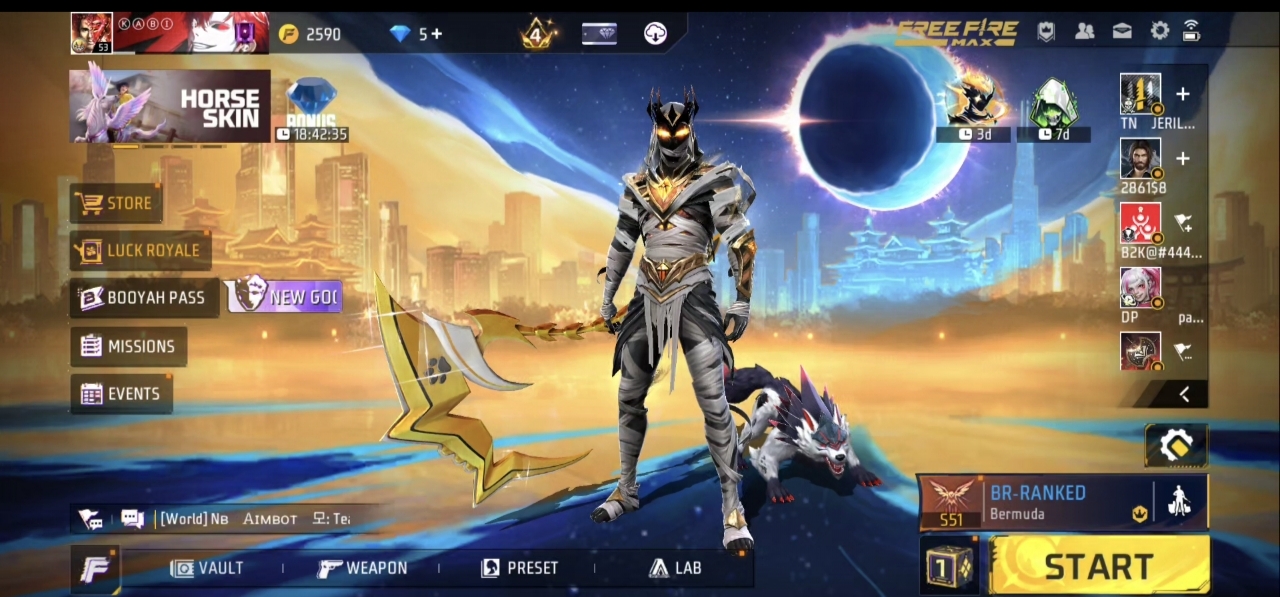 Nirmal account for new players with decent collection