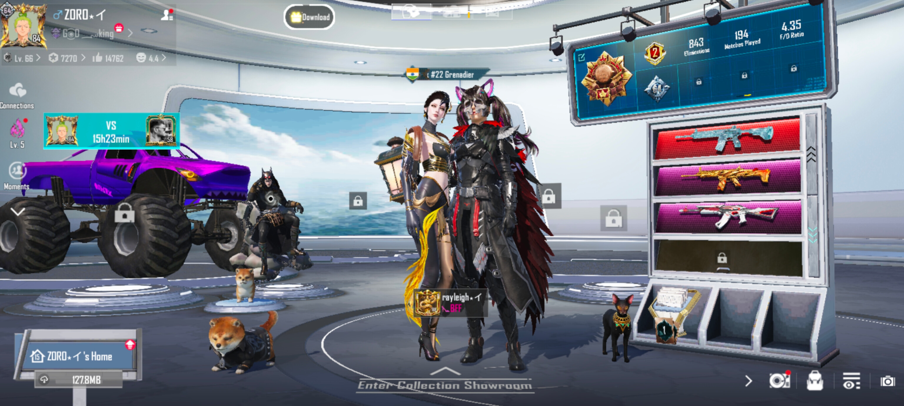 2 CONQUREOR TITLE , MYTHIC FASHION UNIQE DESTINY AND MANY MORE TITLE