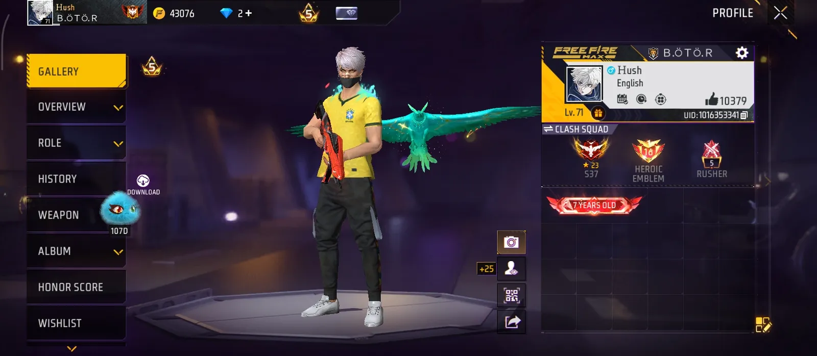 🌟 7-Year OG FF MAX ID 🌟 💎 Rare Bundles ⚡ Prime Lv.5 • 💰 5 Evo Gun Skins  Budget Friendly • 📩 Grab It Before It's Gone!