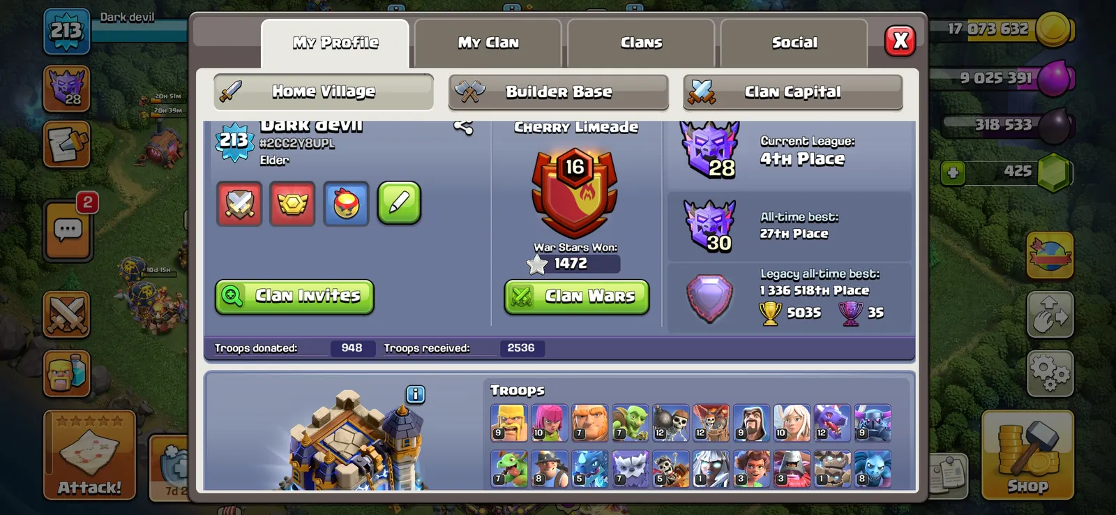 TH 18 ACCOUNT WITH TH 17 MAX