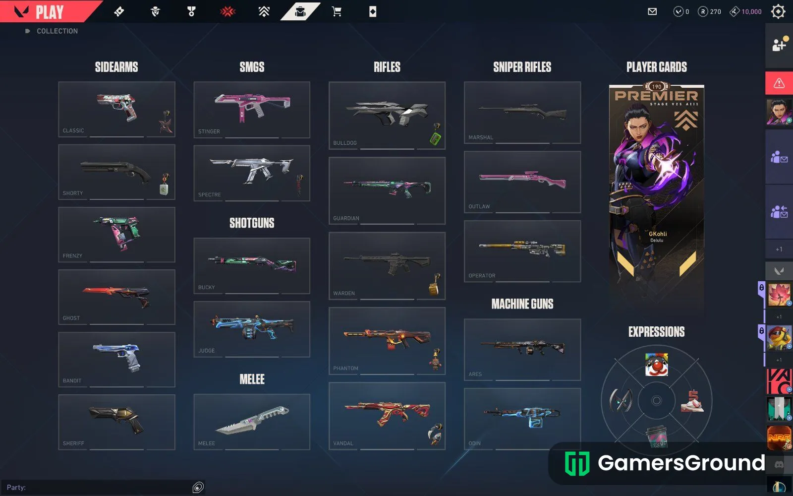 Valorant Account | Level 190 | Gold 1 | Kuronami, Mystbloom, Singularity, RES Phantom, Chronovoid | APAC Mumbai