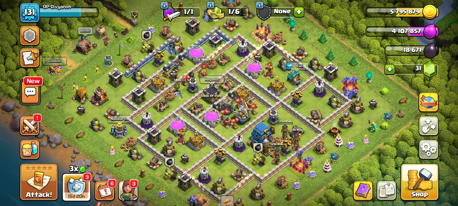 Th12 high level with all Hero Skins