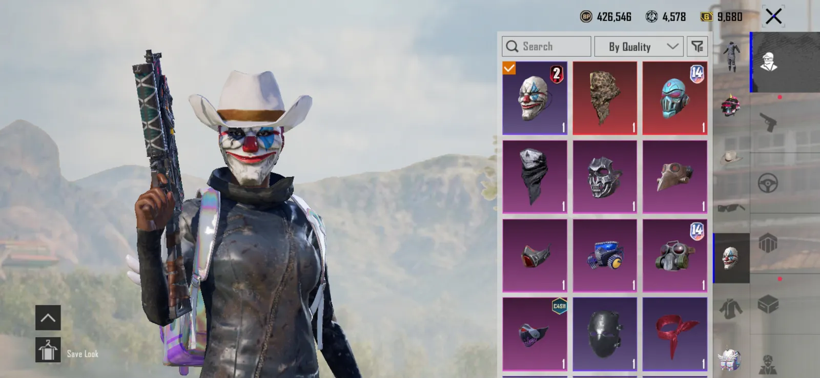 2018 Account with S2 RP outfit and Clown mask