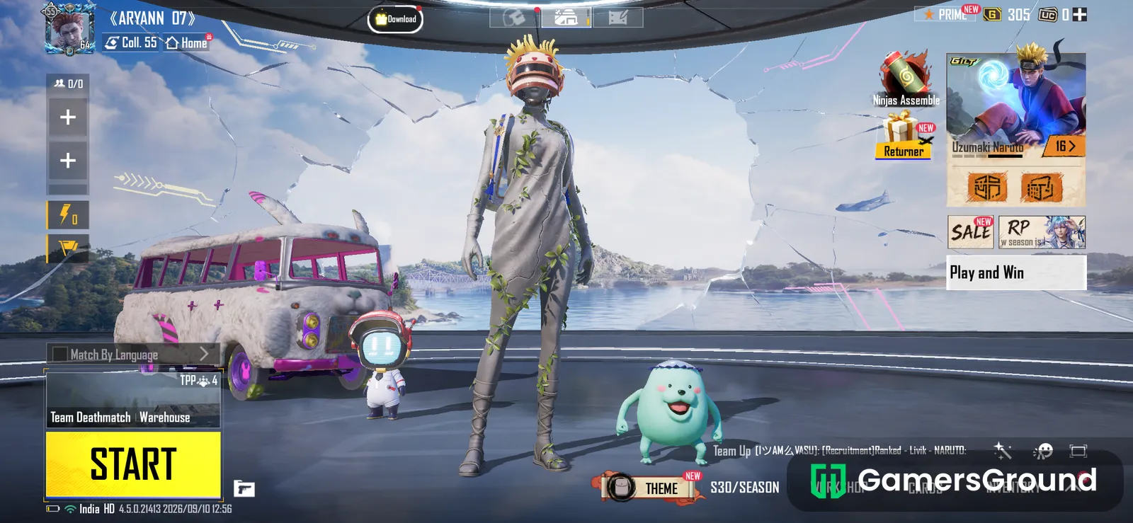 Upgradable cars and gun skins , 64 account lvl and 55 collection level cheak account in video