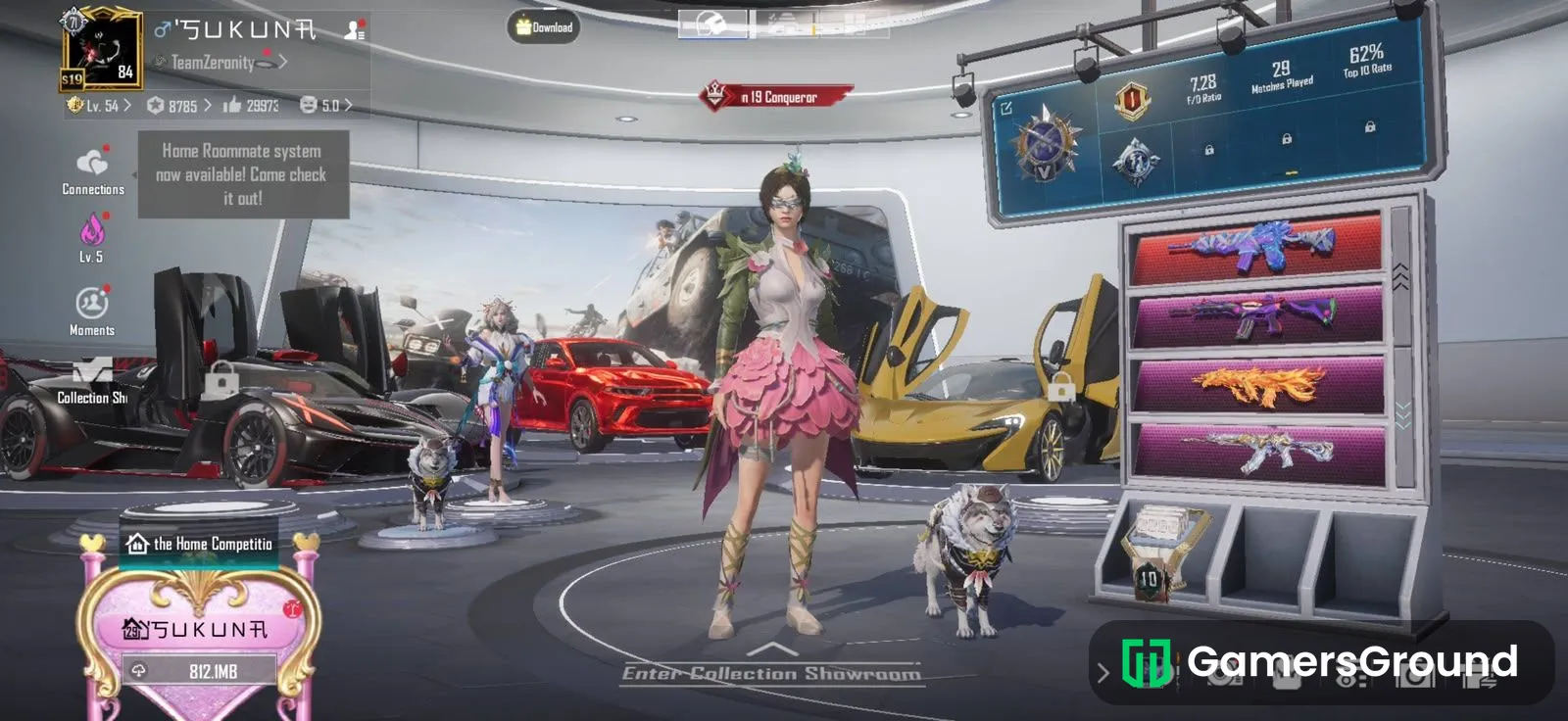 COLLECTION LEVEL 72 ALMOST TOTAL SUPERCAR 7 FULL ELF SET M416 NETHER MAX 12 NON RP KILL MESSAGES