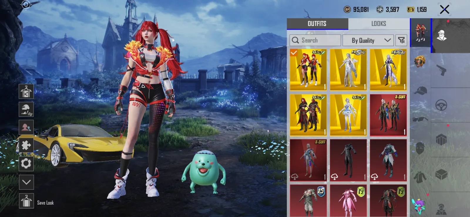 Conqueror acoount ulitamate royal legeng account with ultimate skins super cars and premuim guns