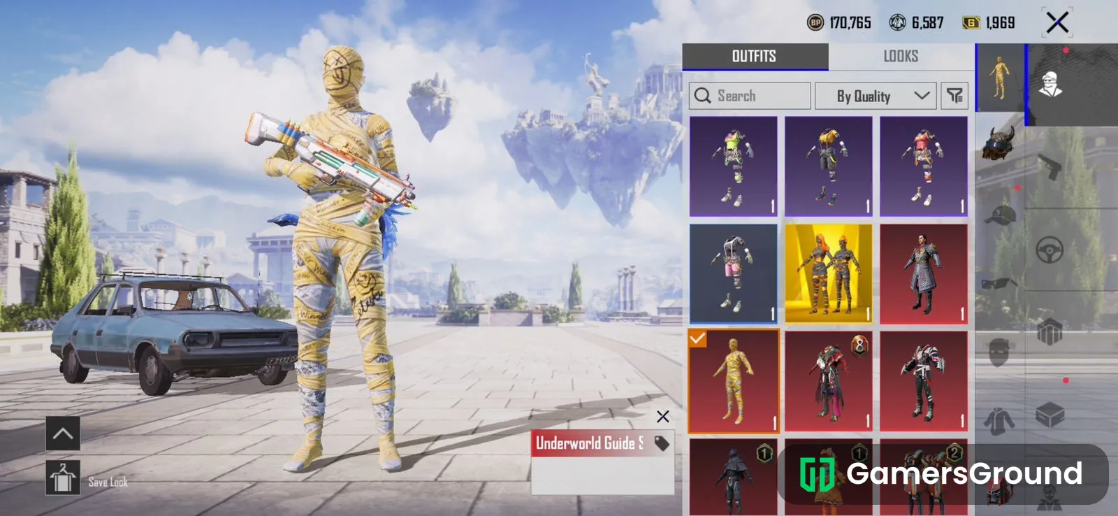 Mummy suit id