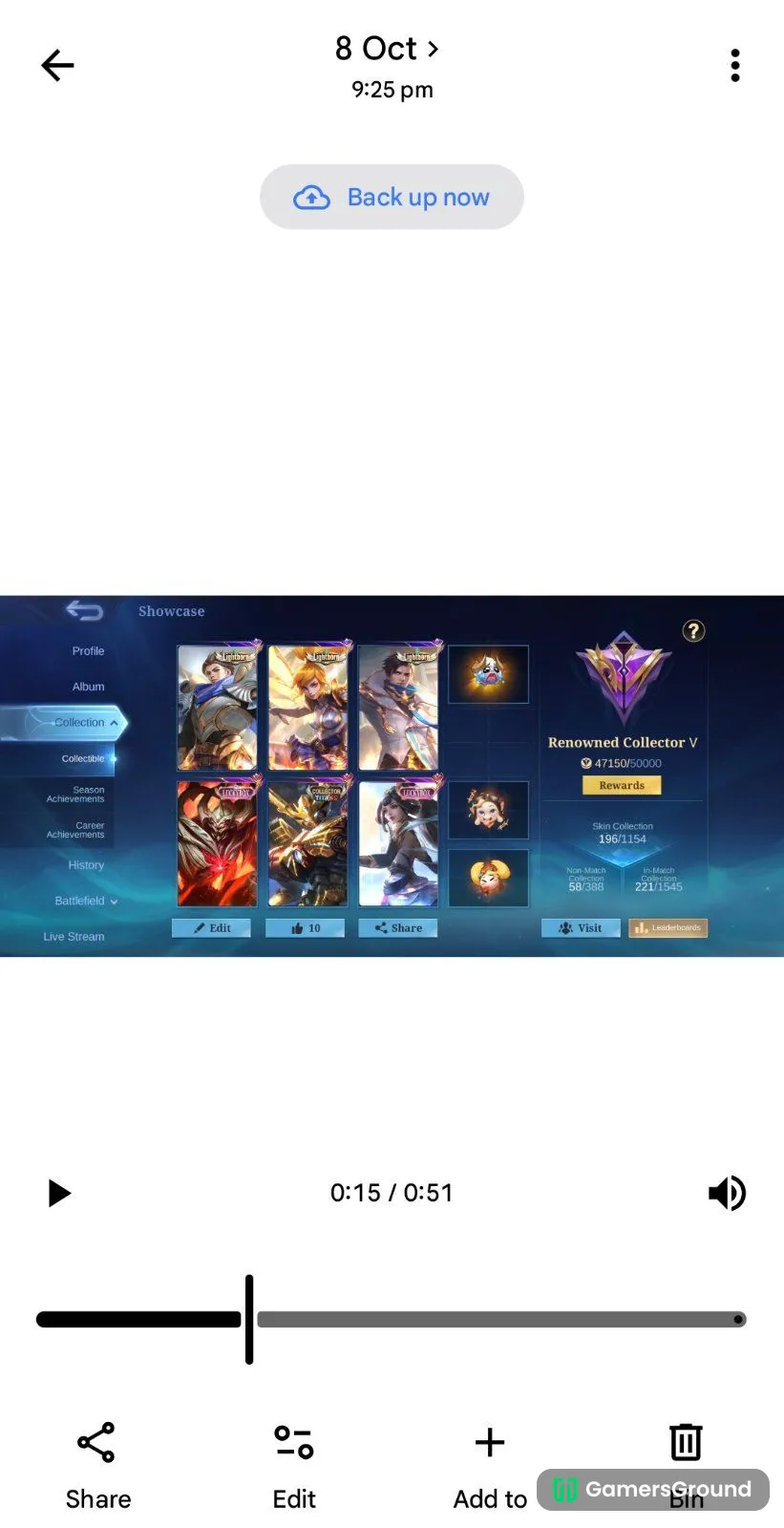 Mlbb renowned collector
