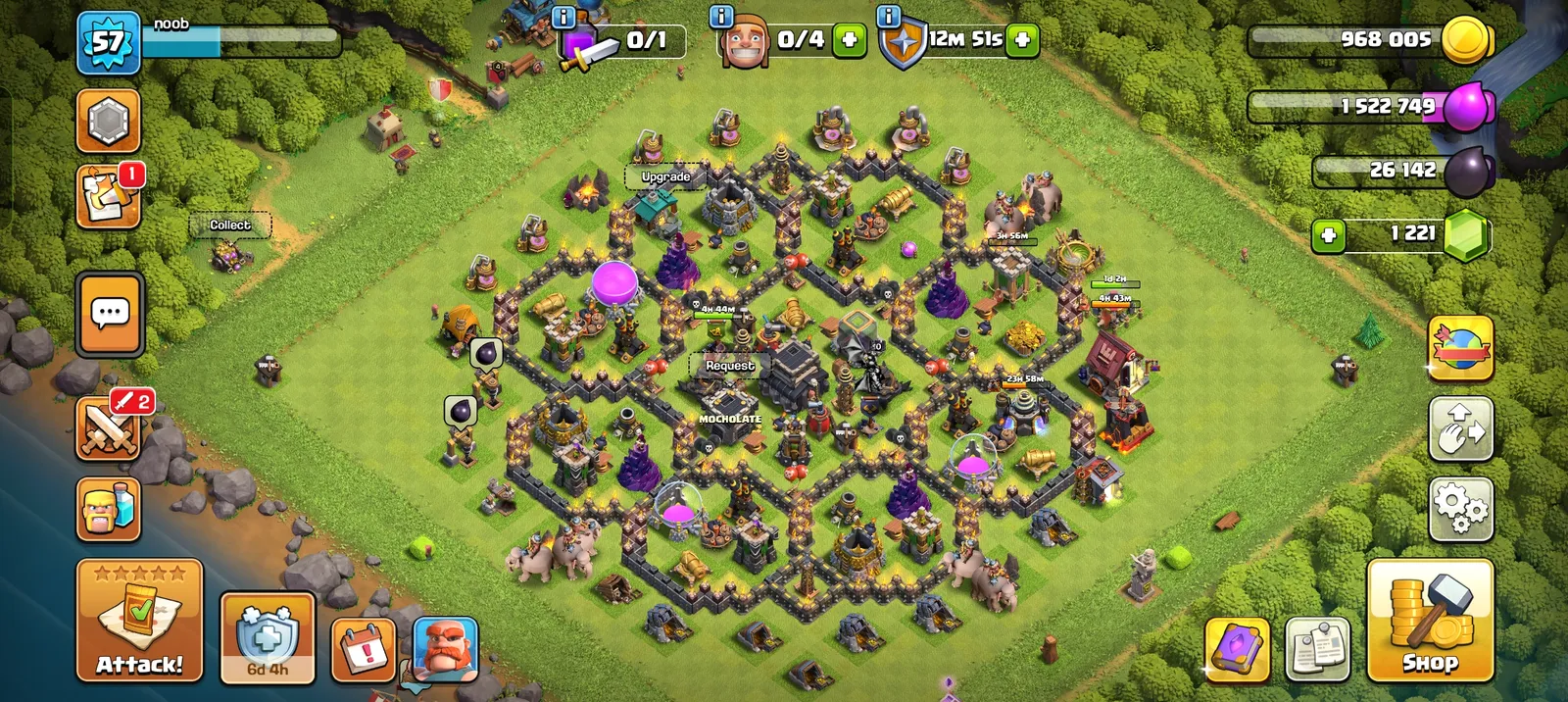 🏰 TH9 Clash of Clans Account for Sale