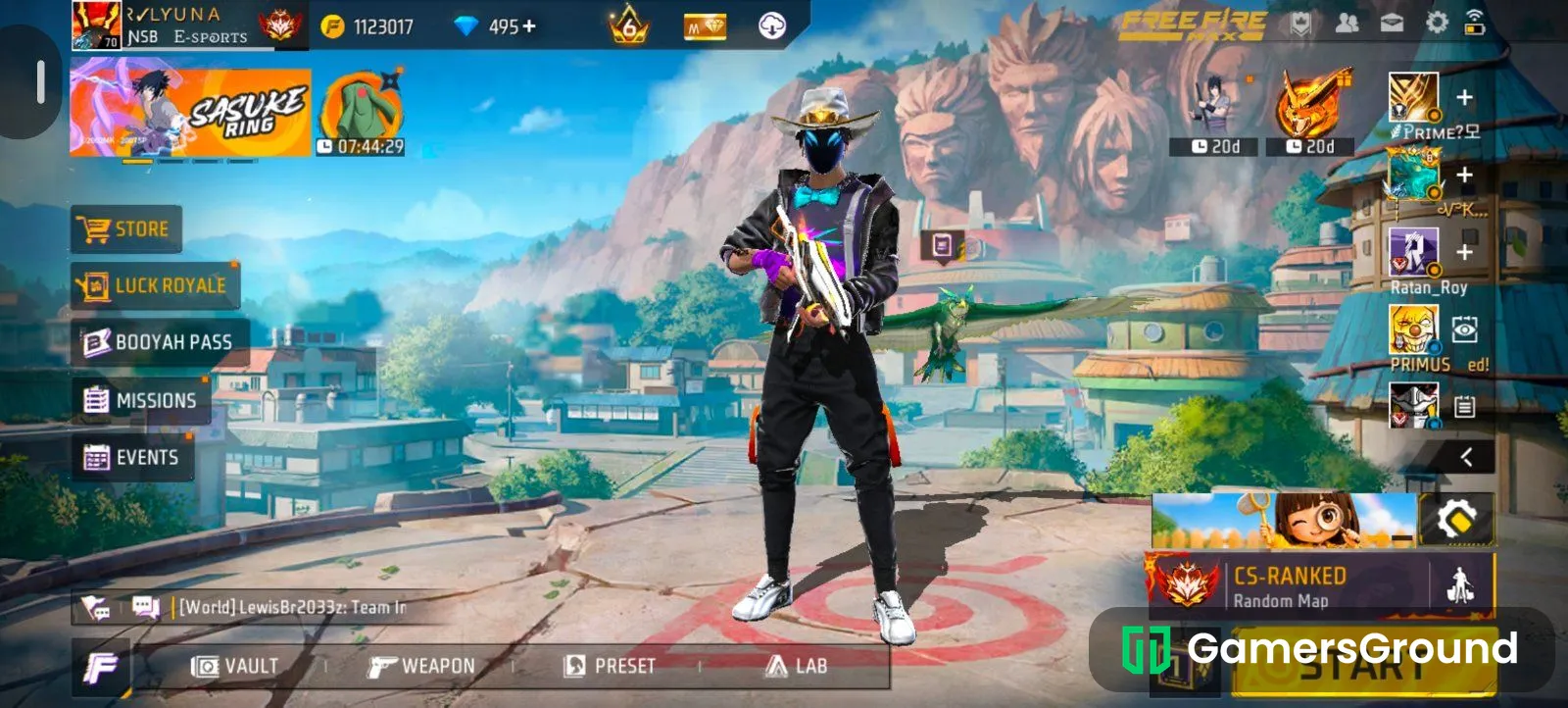 Free fire id sell