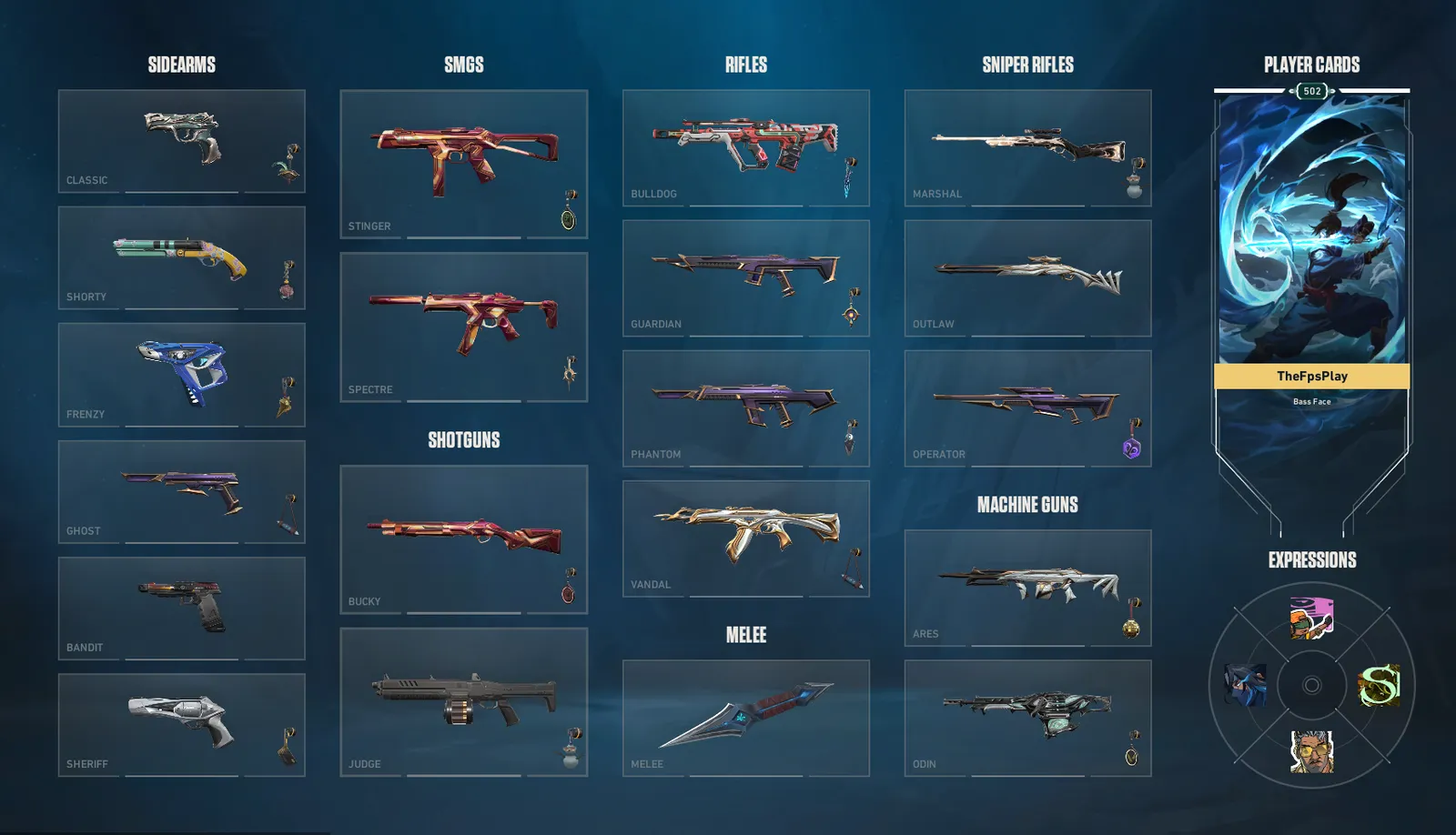 Immortal 2  Account played from episode 2  Account Level - 500   50+ skins
