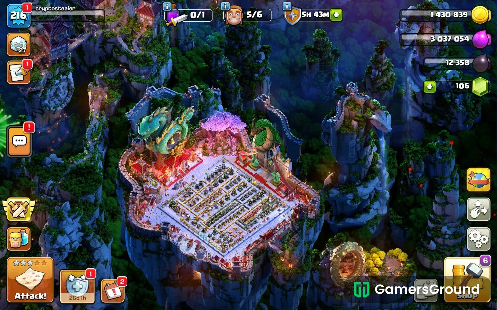 Th17 almost max with op scenery and hero skins