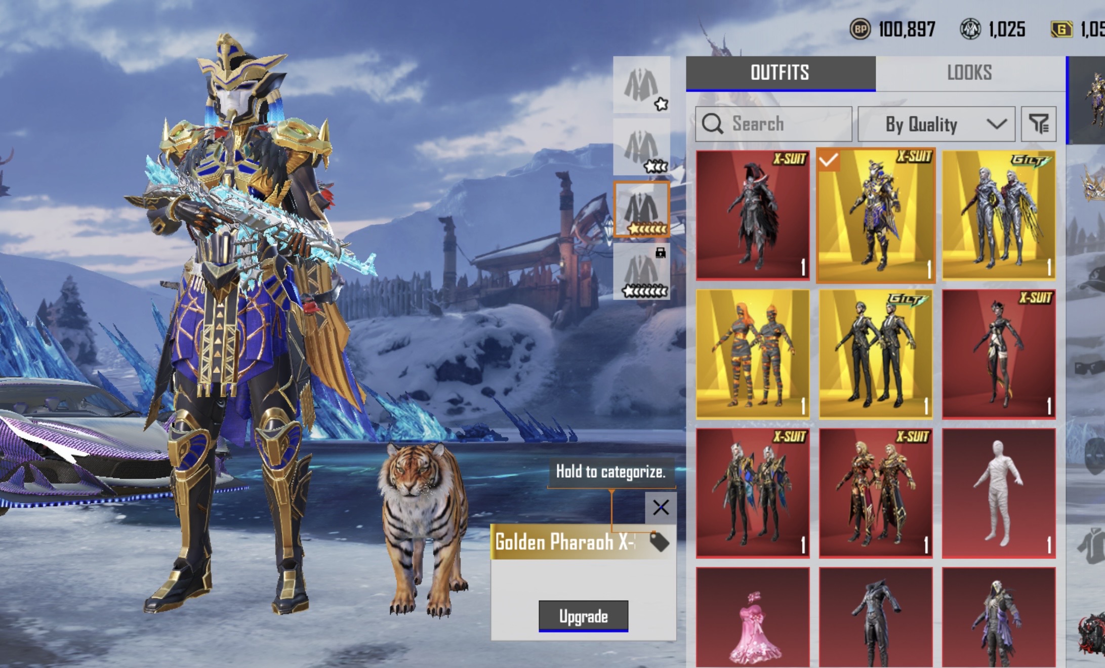 Pharoah x suit Lv6 Blood reven lv 5 total 5 xuit account