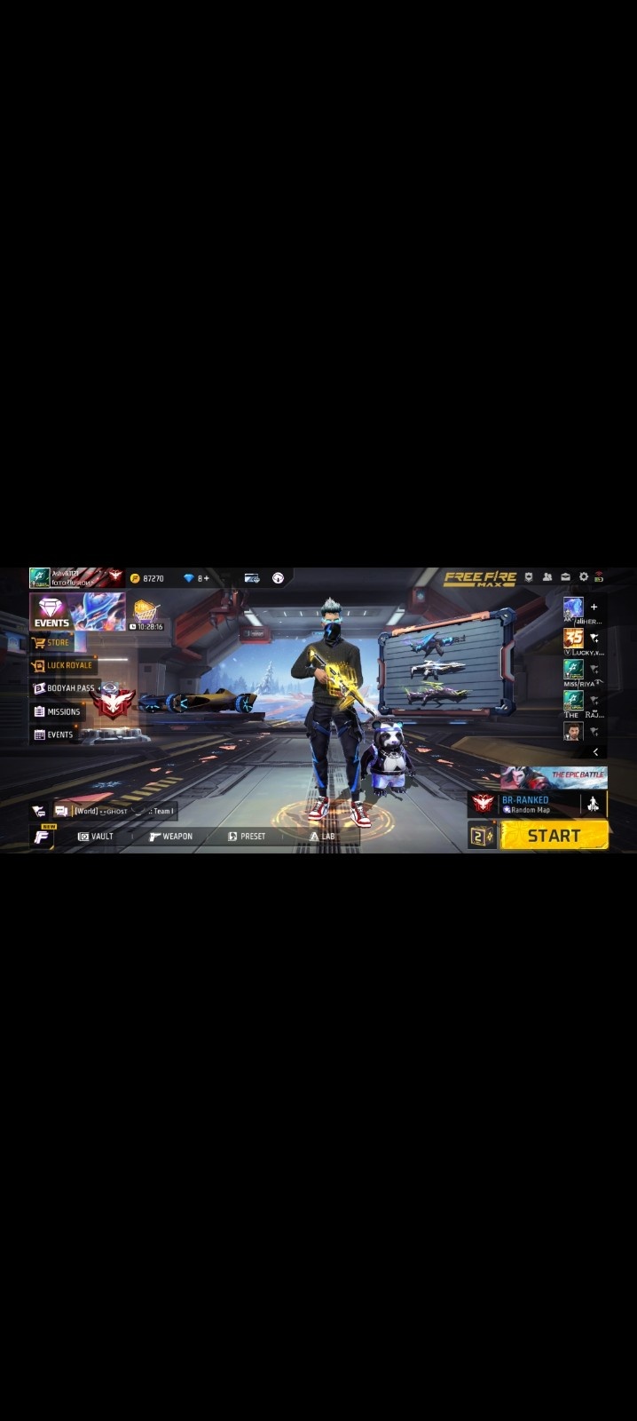 Free fire id 70 level