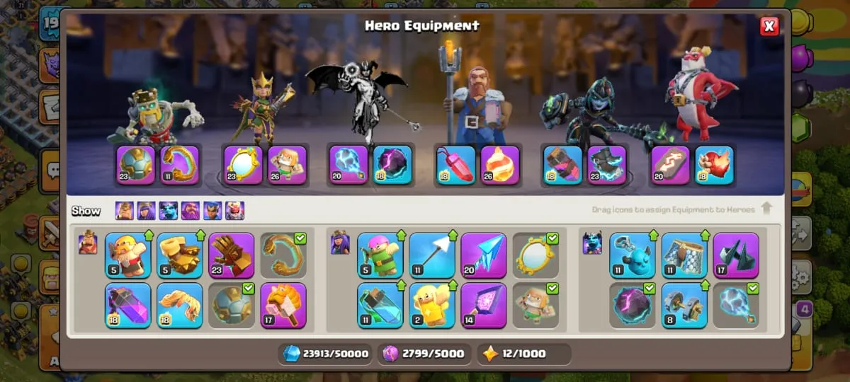 TH18 nearly half max