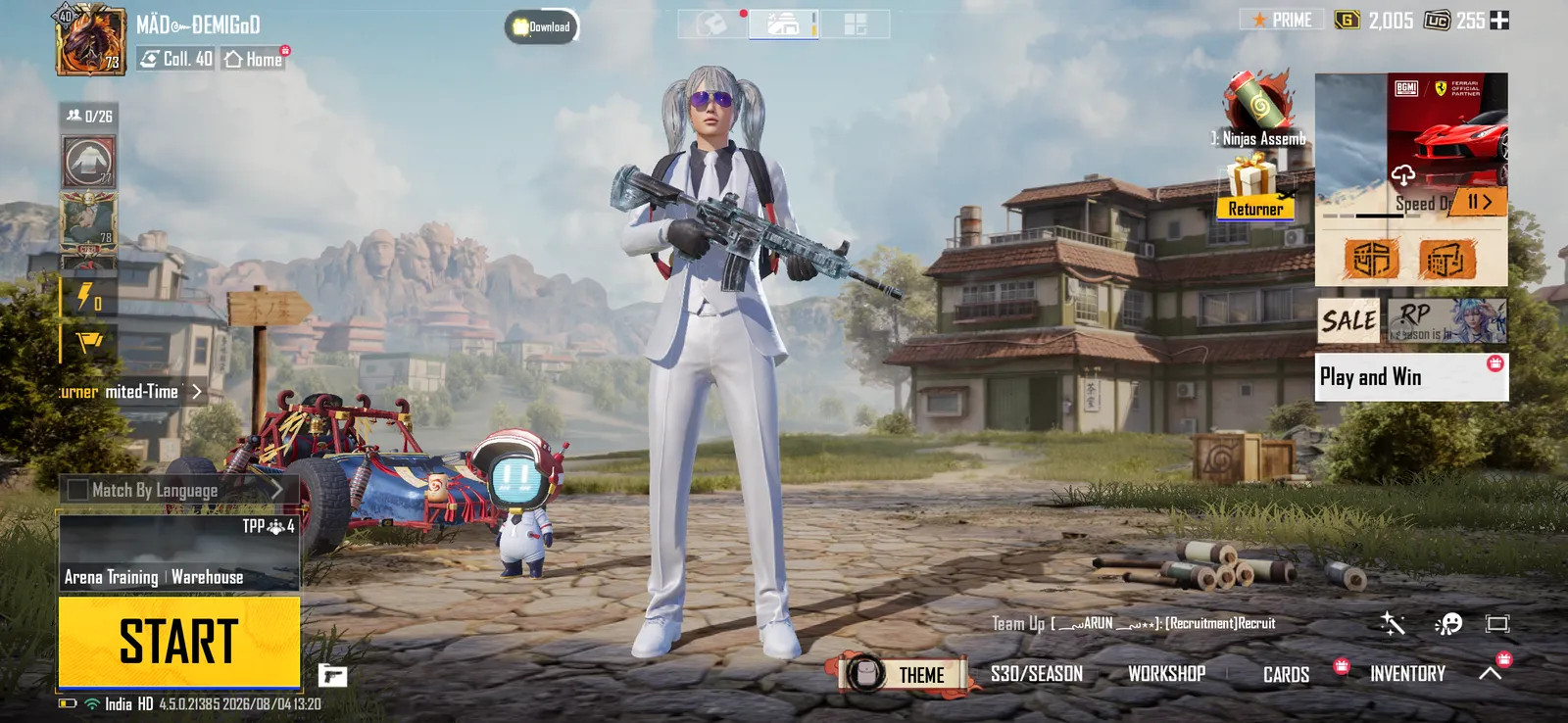 Collector and ace player and overachiever