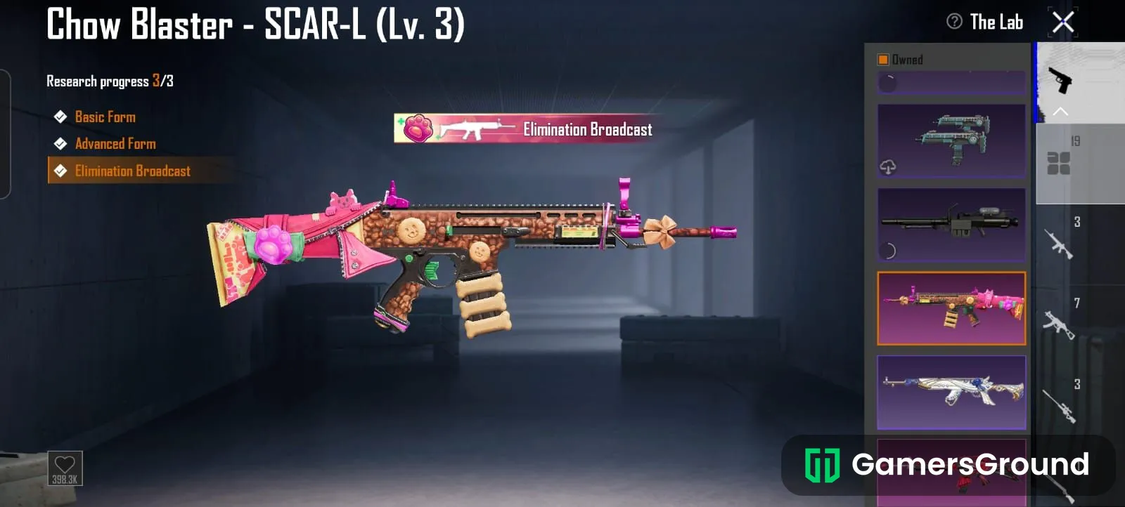 Account with M416 sealed neather