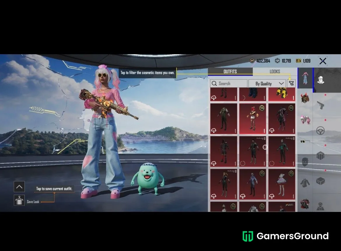 BGMI High-Tier Account | 15+ Rare Outfits | 10+ Upgradable Gun Skins