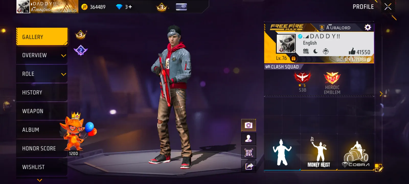 Free fire id sell 6 year old