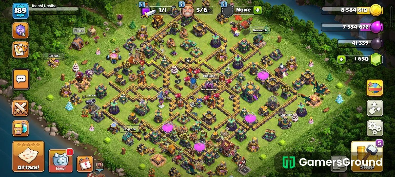 Townhall 14 (literally max ,only few things left to upgrade)