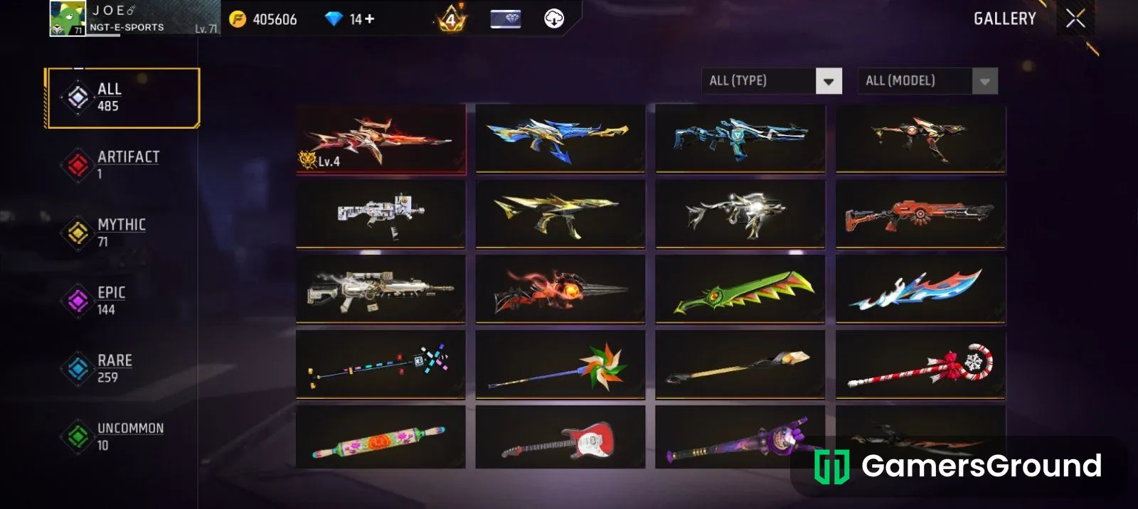 Master account with great collection