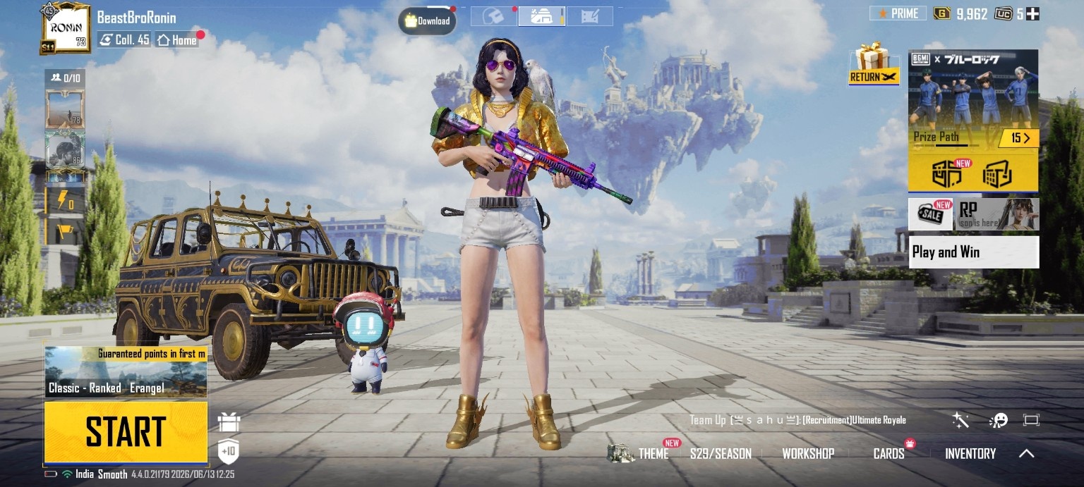 S11 conqueror account with M4 Fool not upgraded