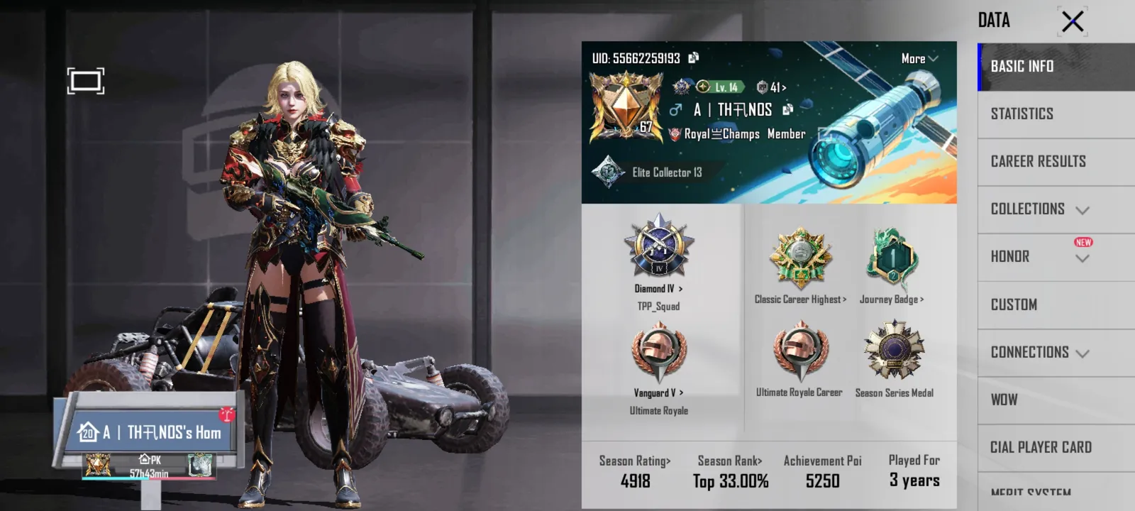 Ace master with 4 x suit and 22 upgradable gun