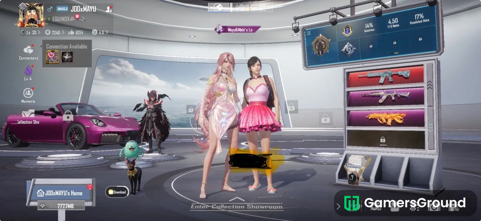 Bgmi account with x suits ultimate sutr and gun skins