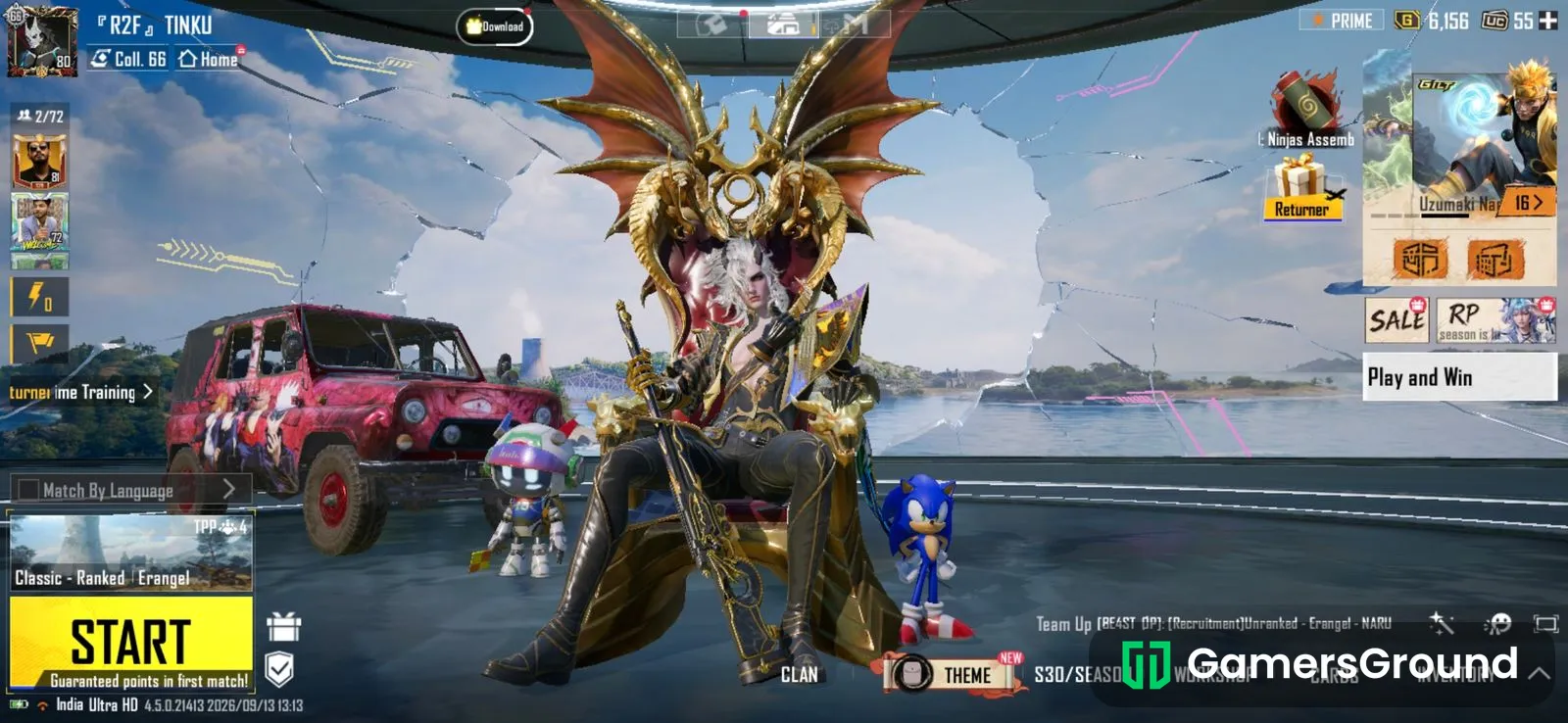 BGMI Level 80 Ace Dominator | 85 Mythics | 3 X-Suits | 27 Gun Labs | 38 Vehicle Skins