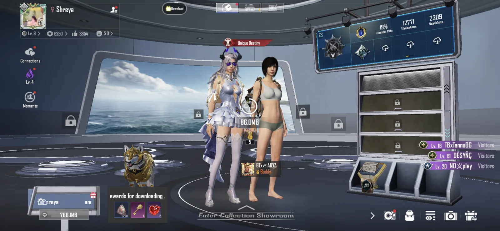 BGMI Level 70 Premium Account | 386K Popularity | Rare Gun & Vehicle Skins