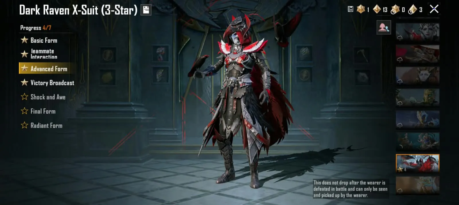 BLOOD RAVEN LVL 4 + PRIMARY GUN MSG