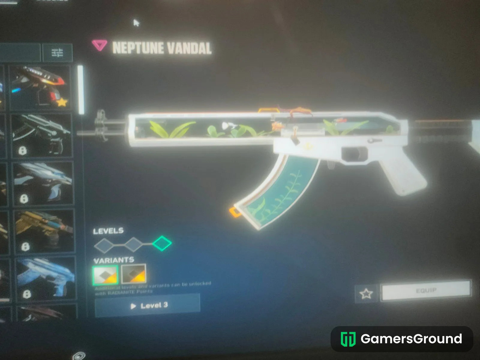 Diamond account with premium and exclusive skins
